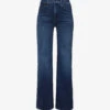 MOTHER The Hustler Wide-leg High-rise Cotton-blend Jeans 2 MOTHER The Hustler Wide-leg High-rise Cotton-blend Jeans -Whistles Store R04193824 HEIRLOOM M