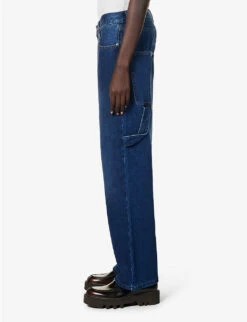 Tool Wide-leg Mid-rise Jeans 9 Tool Wide-leg Mid-rise Jeans -Whistles Store R04197565 INDIGO ALT02