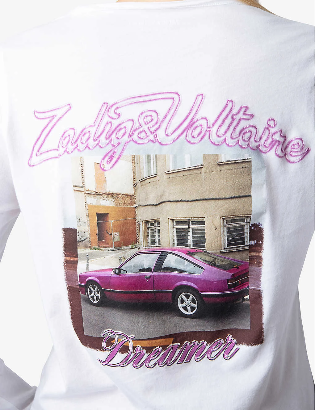 Zadig & Voltaire Tunisien Graphic-print Long-sleeve Cotton T-shirt 7 Zadig & Voltaire Tunisien Graphic-print Long-sleeve Cotton T-shirt - Image 5