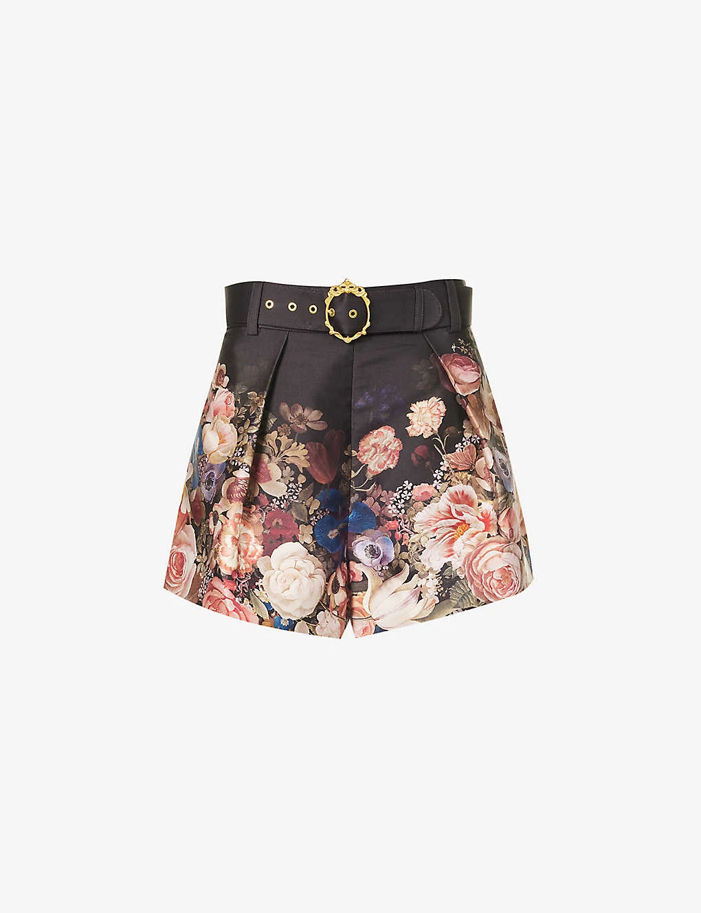 Zimmermann Floral-print High-rise Silk And Cotton-blend Shorts 3 Zimmermann Floral-print High-rise Silk And Cotton-blend Shorts