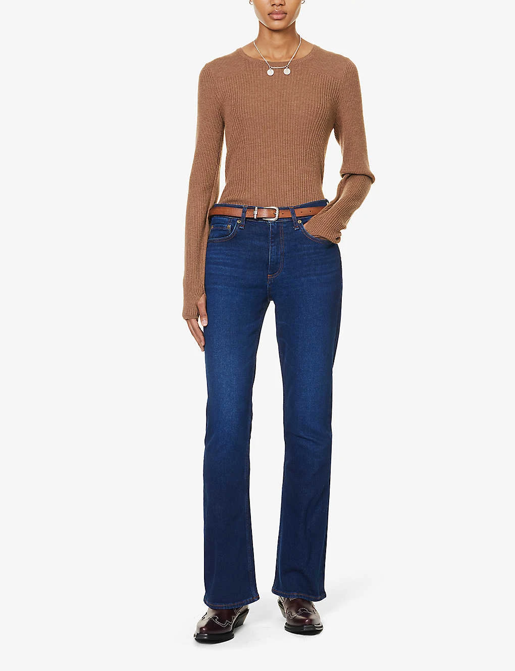 Rag & Bone Bootcut-leg Mid-rise Stretch-denim Jeans 4 Rag & Bone Bootcut-leg Mid-rise Stretch-denim Jeans - Image 2