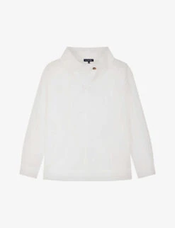 Soeur Umea High-neck Cotton Shirt