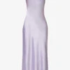 Joana Strapless Silk Midi Dress -Whistles Store R04203303 AURA M