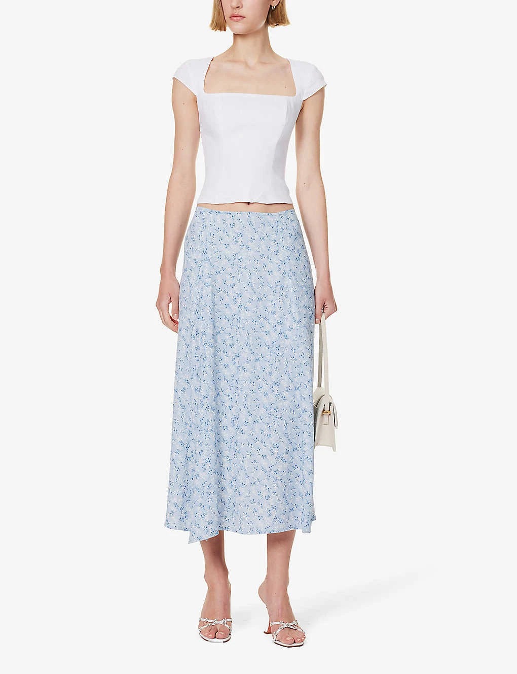Zoe Floral-print Regular-fit Woven-blend Midi Skirt 4 Zoe Floral-print Regular-fit Woven-blend Midi Skirt - Image 2