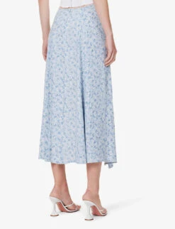 Zoe Floral-print Regular-fit Woven-blend Midi Skirt 11 Zoe Floral-print Regular-fit Woven-blend Midi Skirt -Whistles Store R04203332 BROOKE ALT03