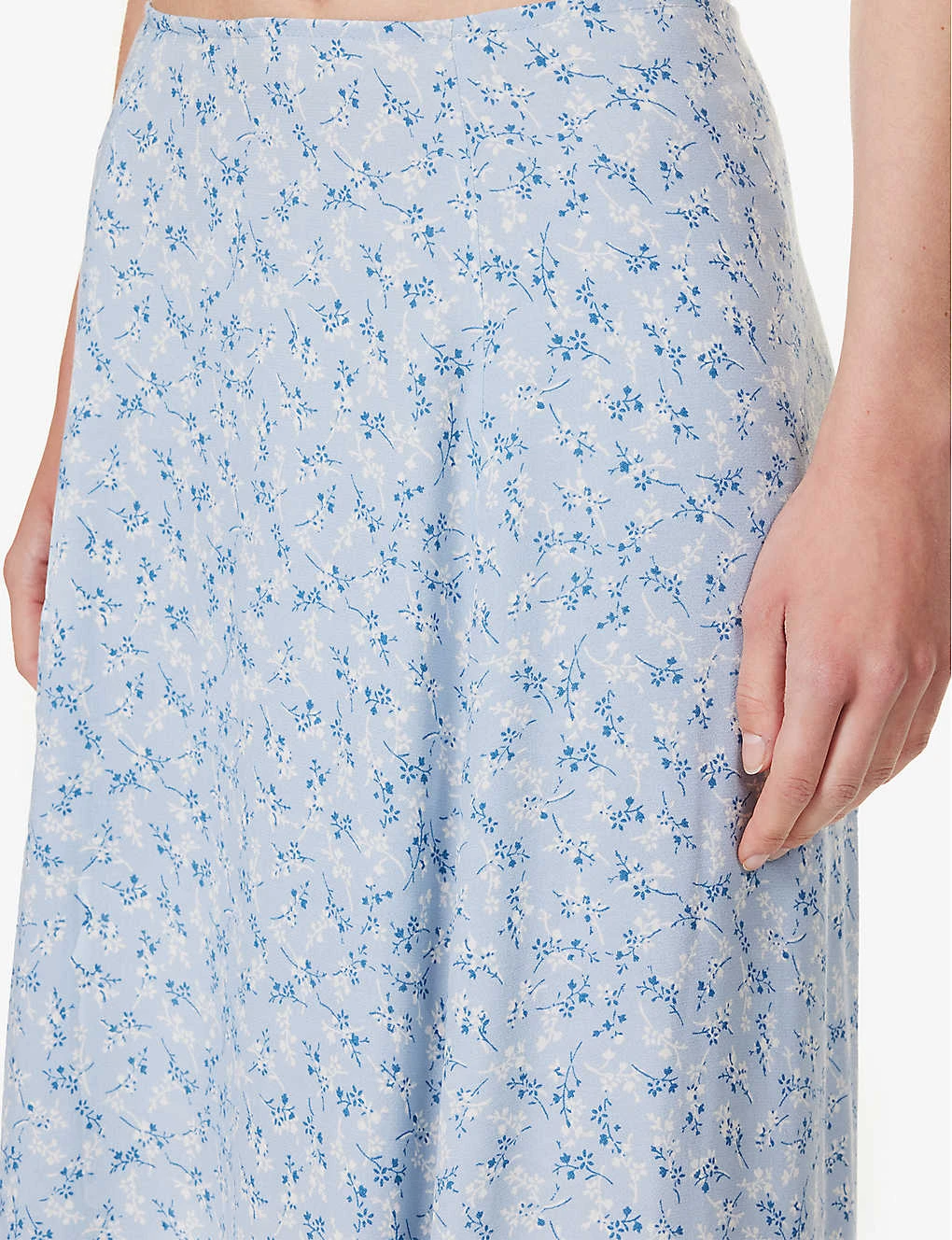 Zoe Floral-print Regular-fit Woven-blend Midi Skirt 7 Zoe Floral-print Regular-fit Woven-blend Midi Skirt - Image 5