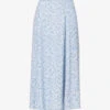 Zoe Floral-print Regular-fit Woven-blend Midi Skirt -Whistles Store R04203332 BROOKE M