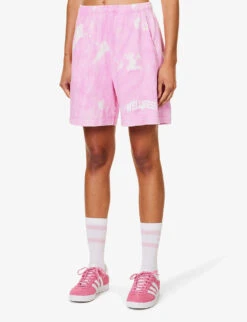 Wellness Tie-dye Cotton-jersey Shorts -Whistles Store R04205056 TAFFY ALT02