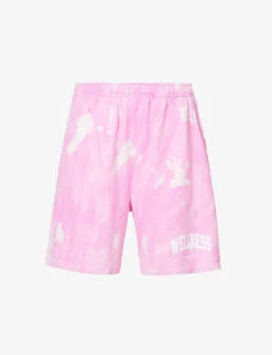 Wellness Tie-dye Cotton-jersey Shorts
