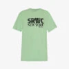 SRWC 94 Logo-print Cotton-jersey T-shirt -Whistles Store R04205099 THYMEBLACK M