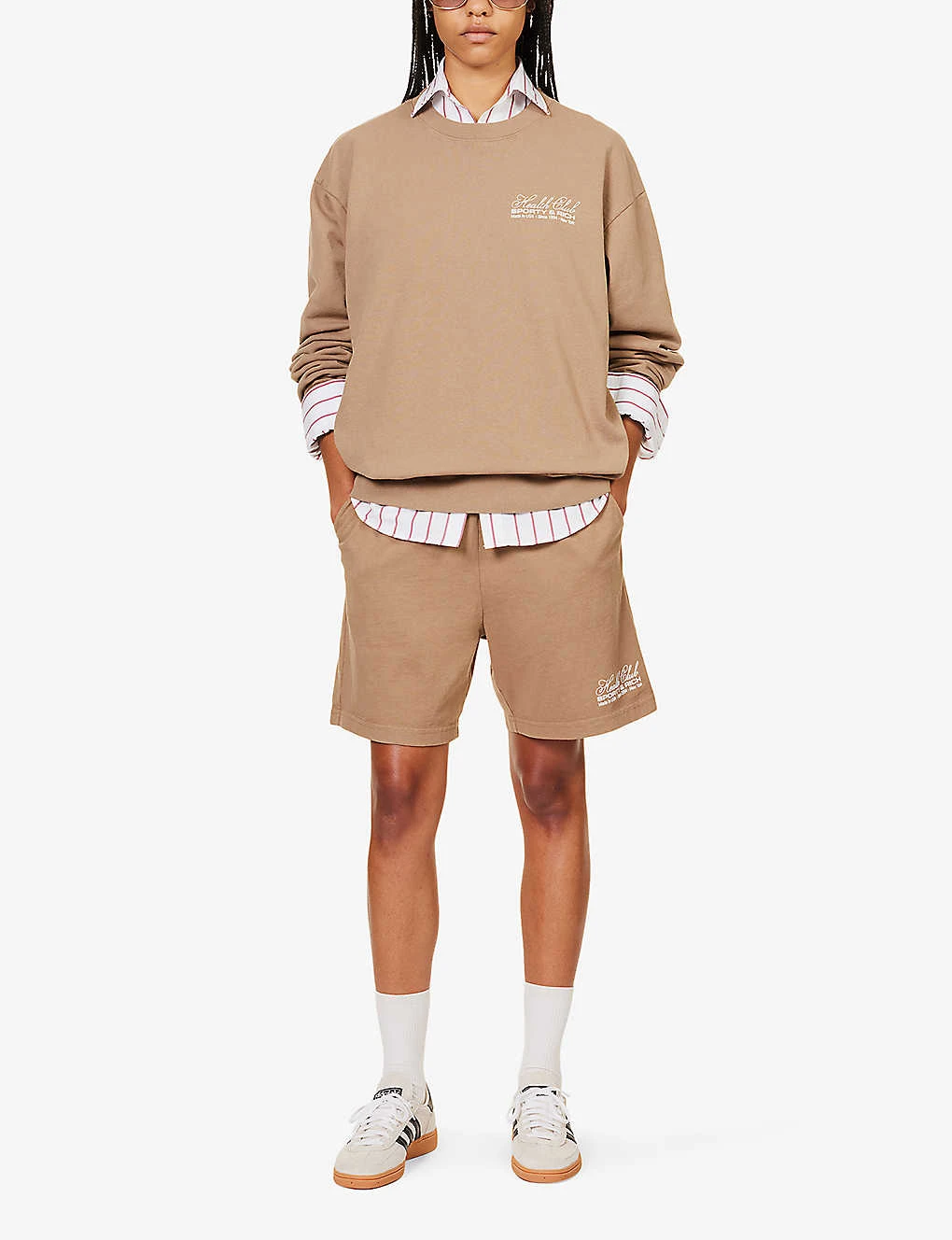 Made In The USA Logo-print High-rise Regular-fit Cotton-jersey Shorts 4 Made In The USA Logo-print High-rise Regular-fit Cotton-jersey Shorts - Image 2