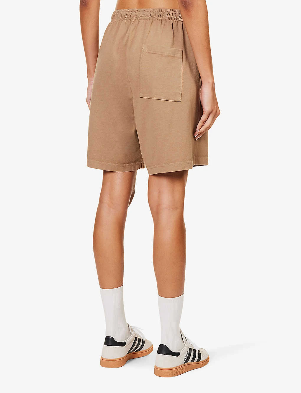 Made In The USA Logo-print High-rise Regular-fit Cotton-jersey Shorts 6 Made In The USA Logo-print High-rise Regular-fit Cotton-jersey Shorts - Image 4